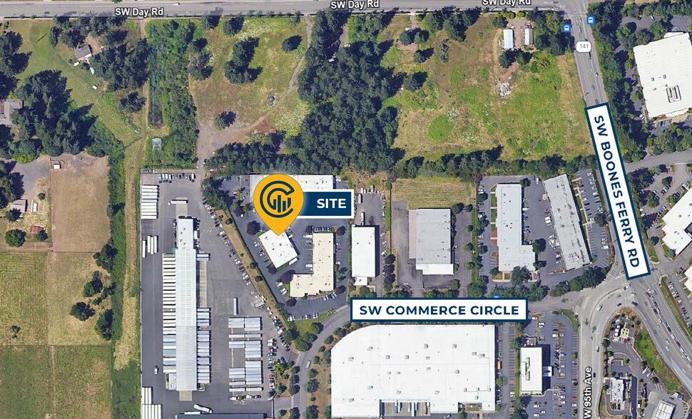 9755 SW Commerce Cir, Wilsonville, OR à louer - Aérien - Image 2 de 5