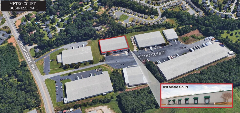 129 Metro Ct, Greer, SC à louer - Aérien - Image 3 de 7