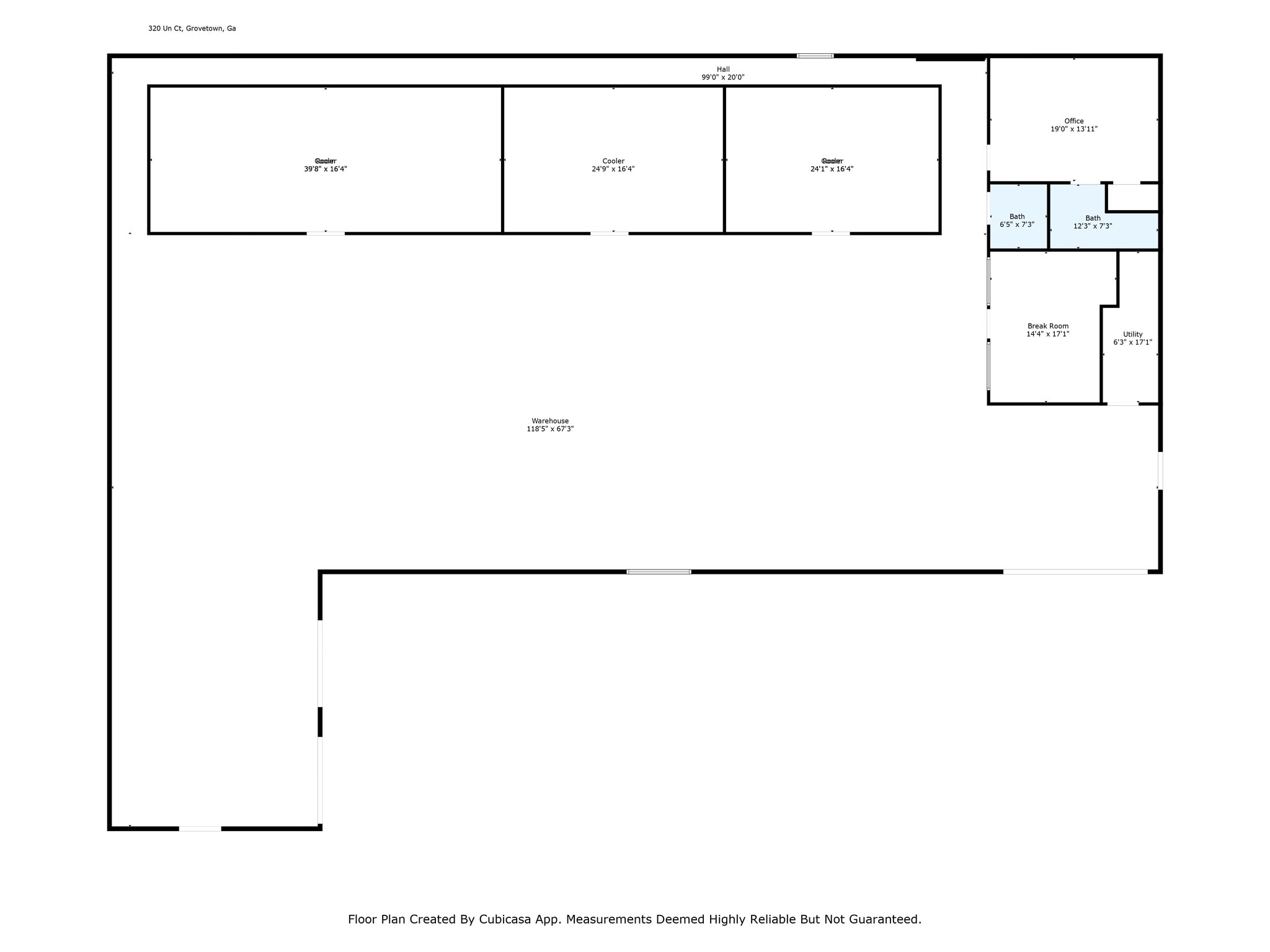 320 Un Ct, Grovetown, GA for lease Floor Plan- Image 1 of 1