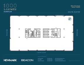 1800 Larimer St, Denver, CO for lease Floor Plan- Image 1 of 1