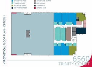 6560 Trinity Ct, Dublin, CA à louer Plan d’étage- Image 2 de 3