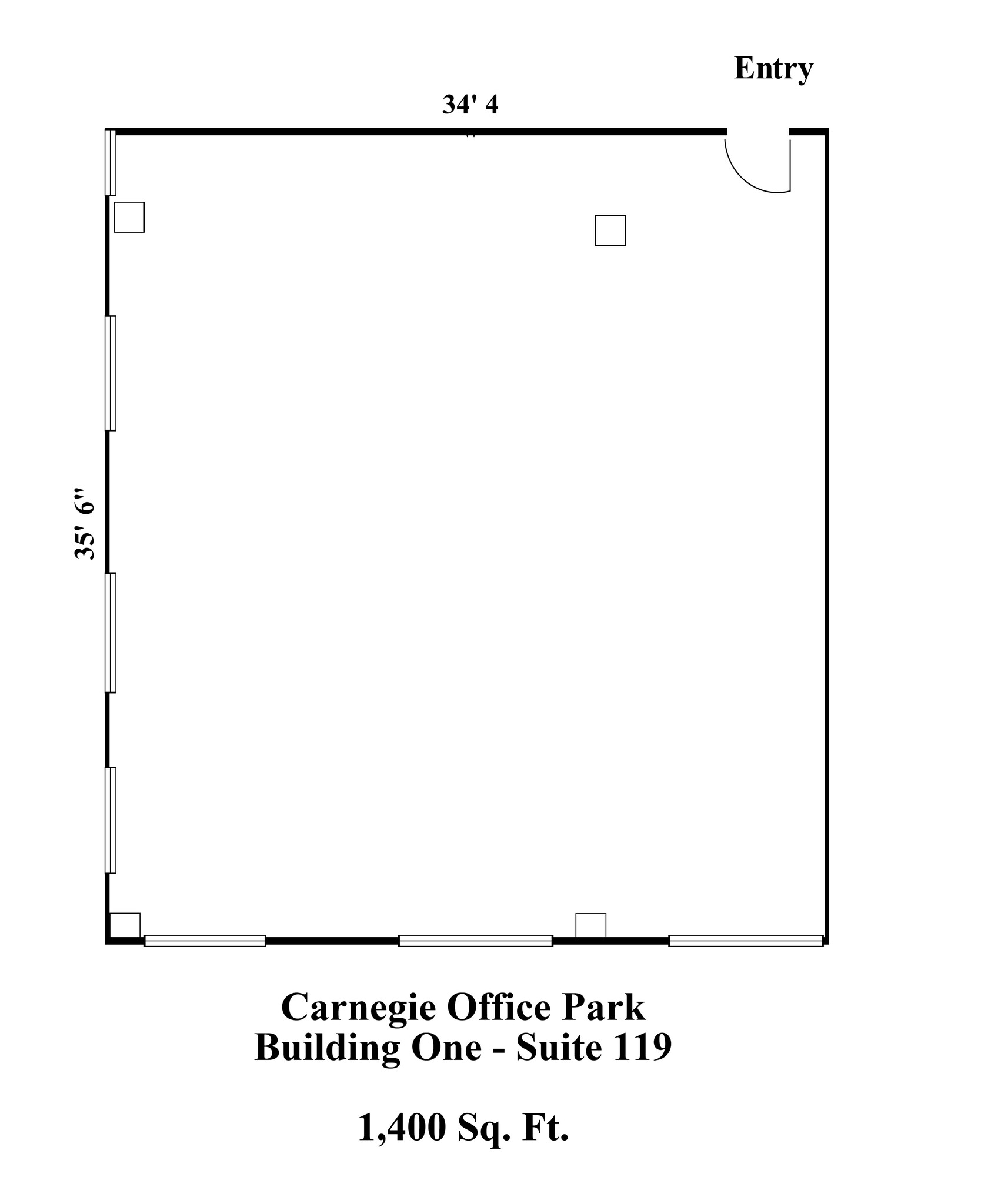 600 N Bell Ave, Carnegie, PA à louer Plan de site- Image 1 de 1