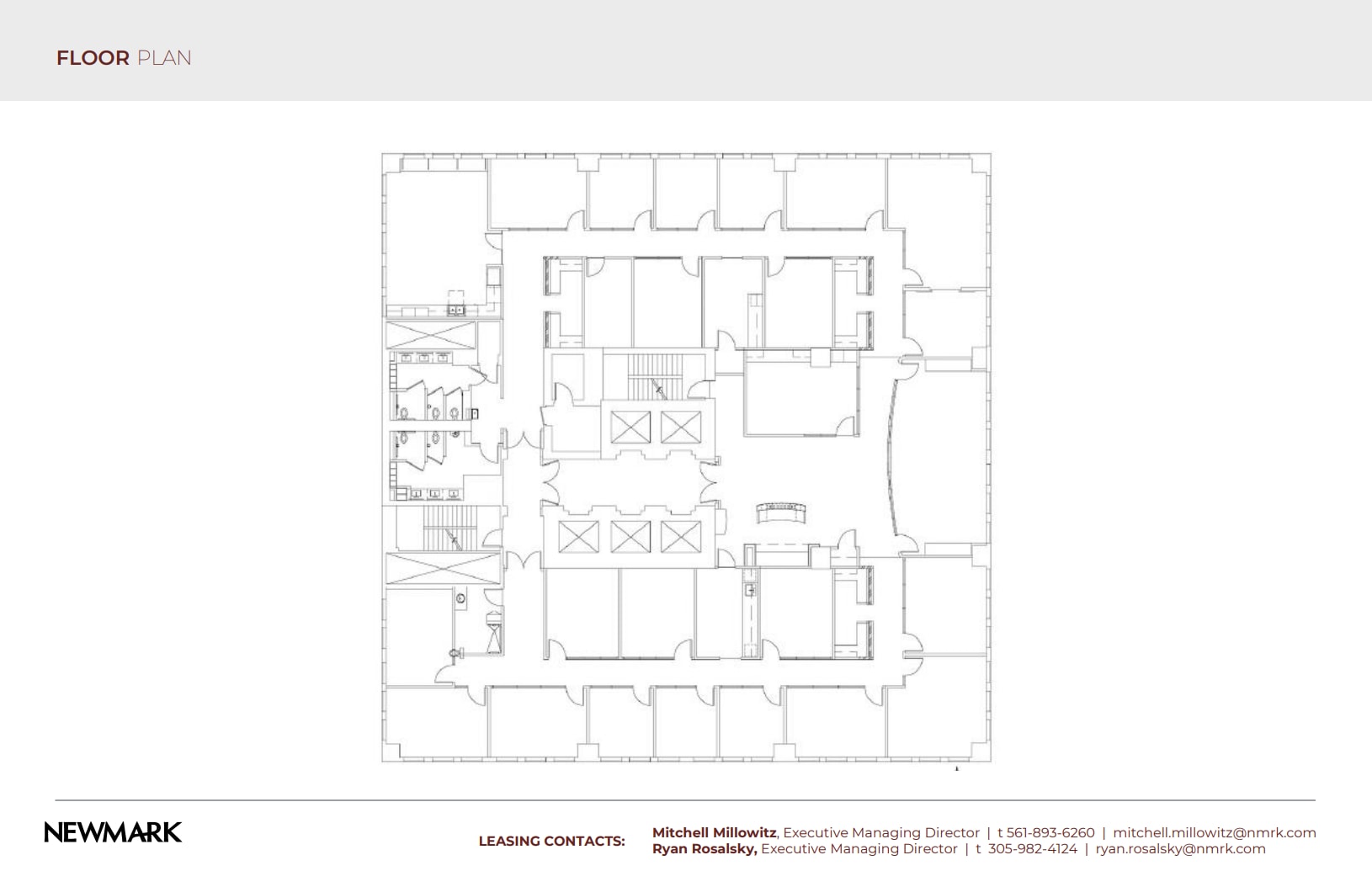222 Lakeview Ave, West Palm Beach, FL à louer Plan d’étage- Image 1 de 1