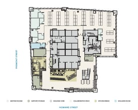 181 Fremont St, San Francisco, CA à louer Plan d’étage- Image 1 de 1