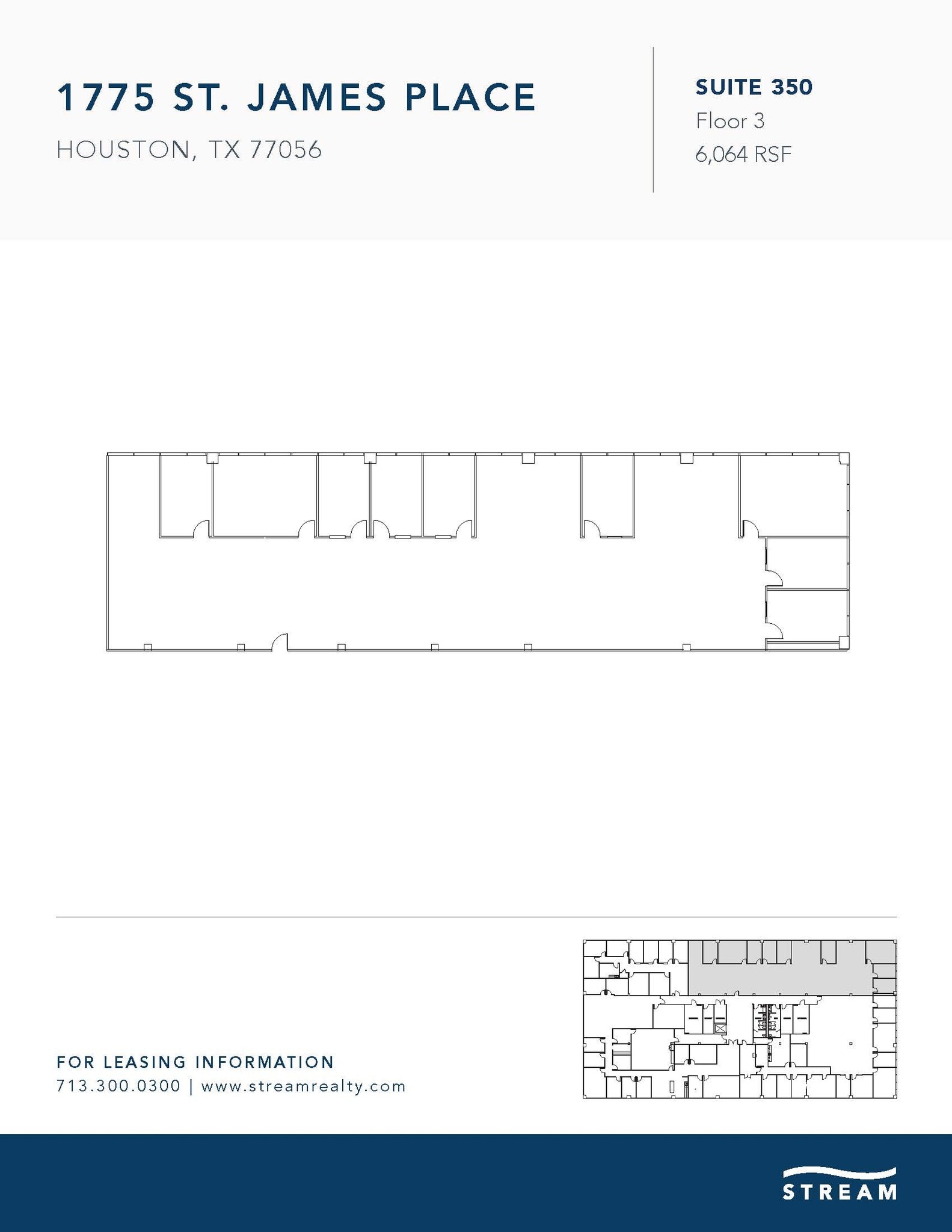 1775 St James Pl, Houston, TX for lease Floor Plan- Image 1 of 1