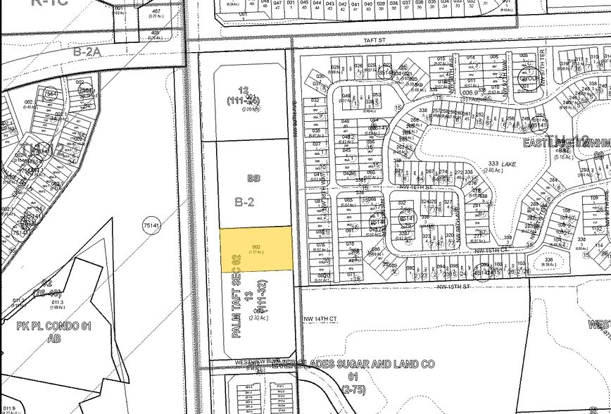 1501-1571 N Palm Ave, Pembroke Pines, FL à louer - Plan cadastral - Image 2 de 7