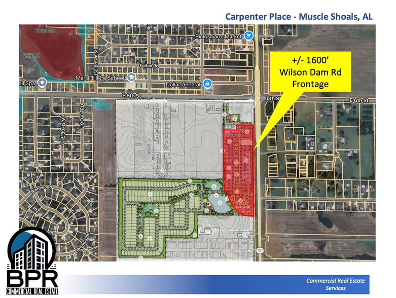 3901 S Wilson Dam Rd, Muscle Shoals, AL for sale - Site Plan - Image 1 of 1