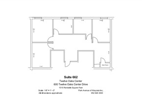 600 Twelve Oaks Center Dr, Wayzata, MN à louer Plan d  tage- Image 1 de 1