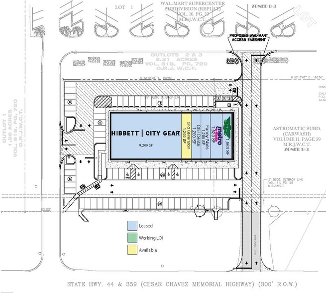 2611 E Main St, Alice, TX à louer - Plan de site - Image 3 de 5