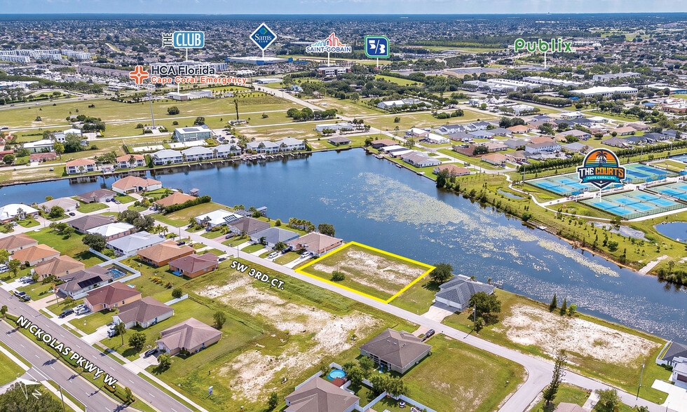 503 SW 3rd Ct, Cape Coral, FL for sale - Aerial - Image 2 of 3