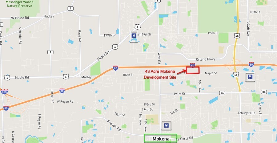 W 187th St & Wolf Rd, Mokena, IL à vendre - Photo du bâtiment - Image 2 de 3