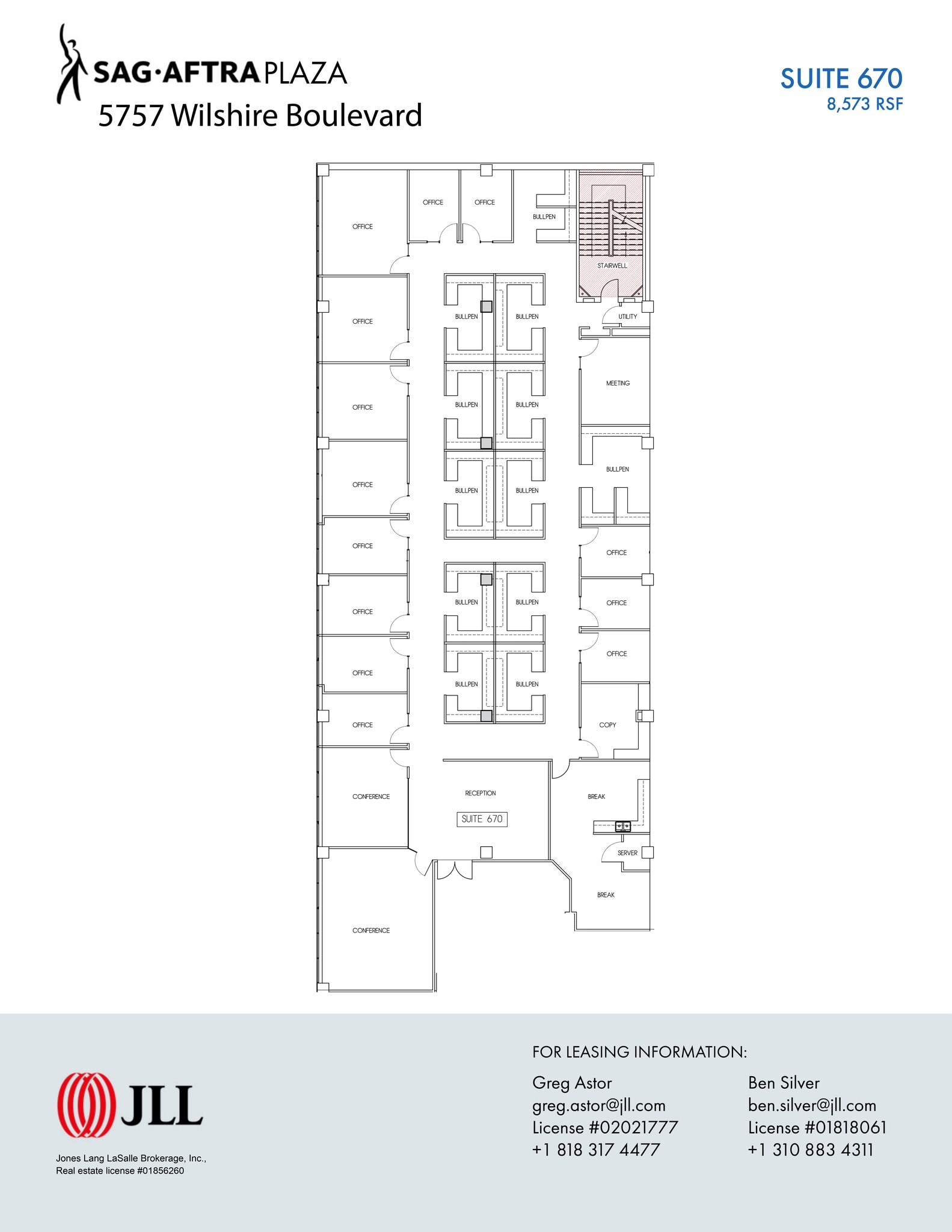 5757 Wilshire Blvd, Los Angeles, CA for lease Site Plan- Image 1 of 1