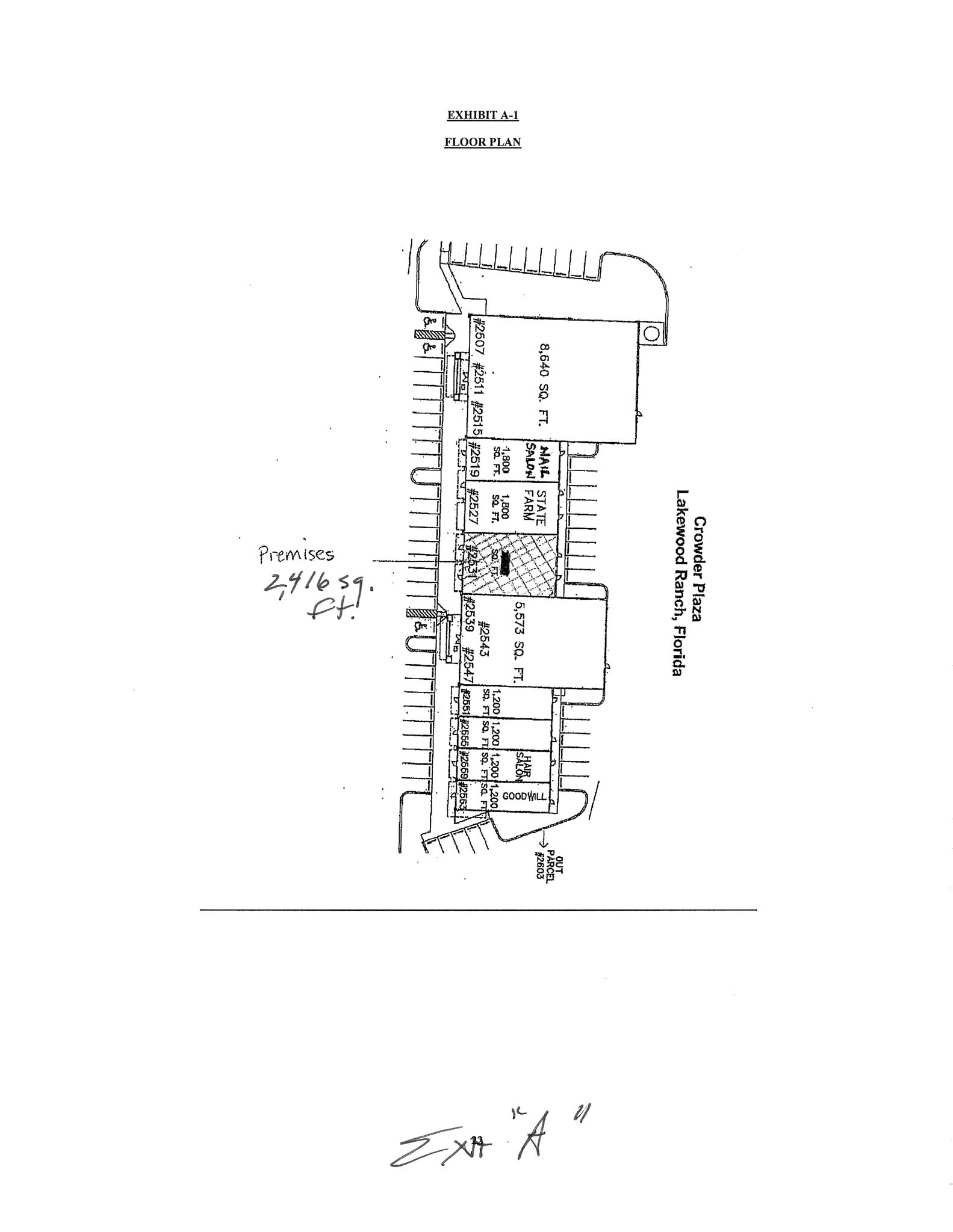 2505 Lakewood Ranch Blvd, Lakewood Ranch, FL à louer Plan de site- Image 1 de 8