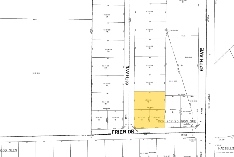 6730 W Frier Dr, Glendale, AZ à louer - Plan cadastral - Image 3 de 3