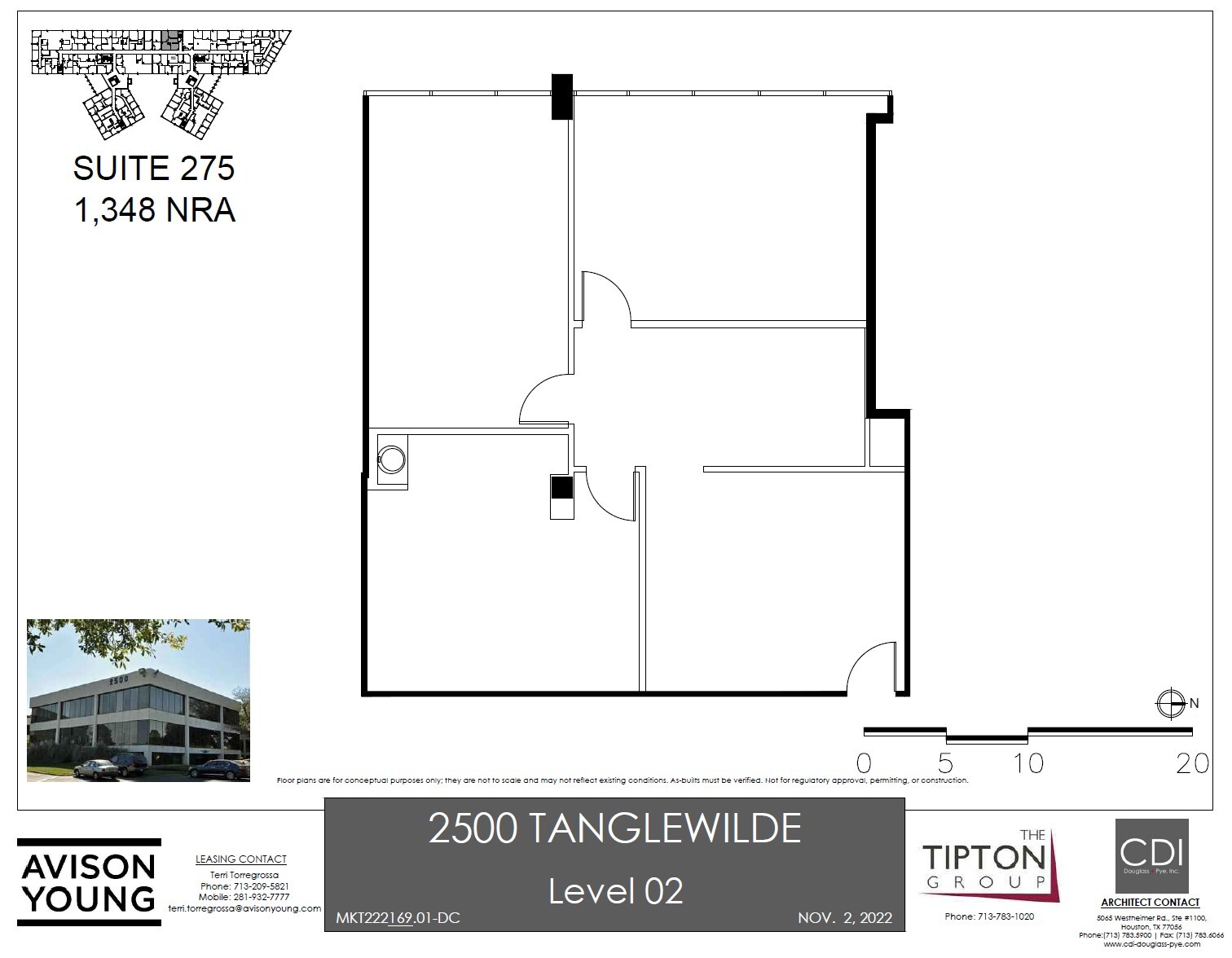 2500 Tanglewilde St, Houston, TX à louer Plan d  tage- Image 1 de 1