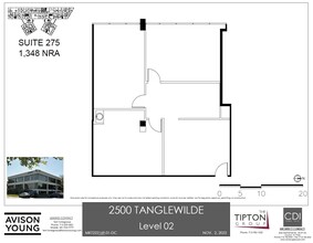 2500 Tanglewilde St, Houston, TX à louer Plan d  tage- Image 1 de 1