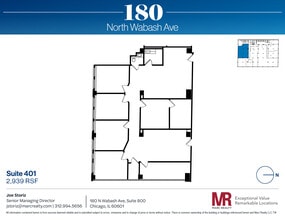 180 N Wabash Ave, Chicago, IL à louer Plan d’étage- Image 1 de 7