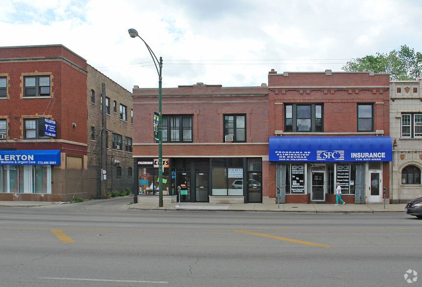 3415-3417 W Fullerton Ave, Chicago, IL for lease - Building Photo - Image 1 of 11