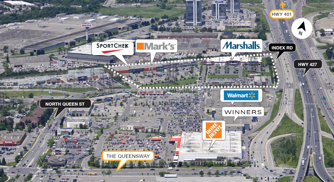 148-162 Queen St N, Toronto, ON à vendre Photo du bâtiment- Image 1 de 1