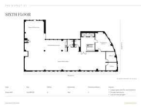944 Market St, San Francisco, CA for lease Floor Plan- Image 1 of 1