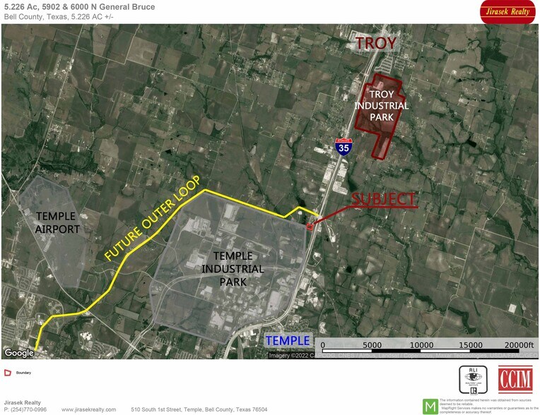 5902 General Bruce, Temple, TX for sale - Aerial - Image 2 of 7