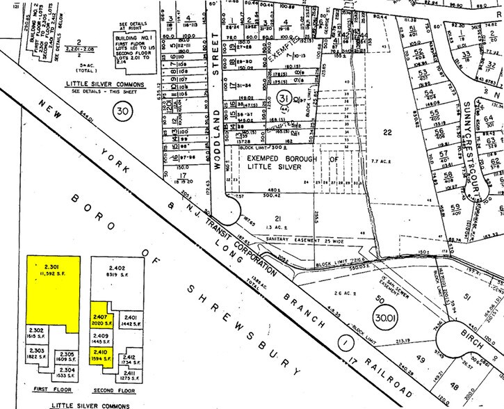 180 White Rd, Little Silver, NJ à louer - Plan cadastral - Image 2 de 78