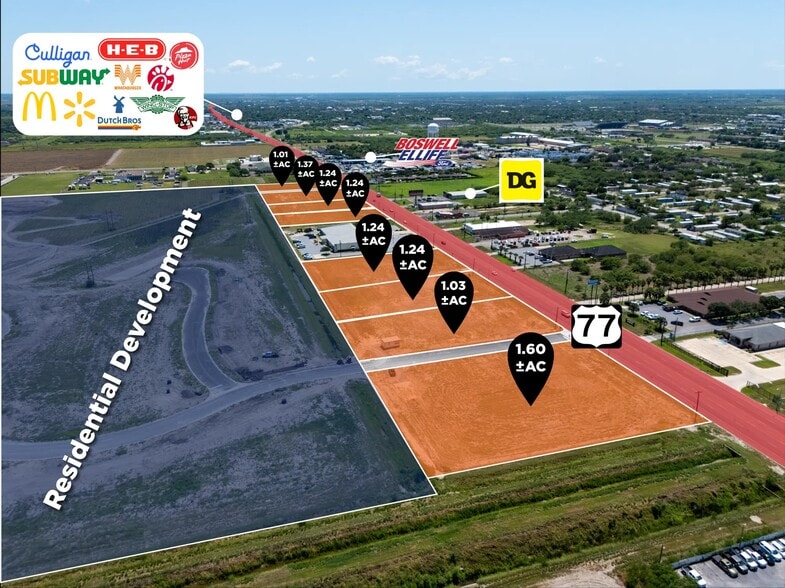 322-326 Farm to Market Road 1846, San Benito, TX à vendre - Aérien - Image 3 de 10