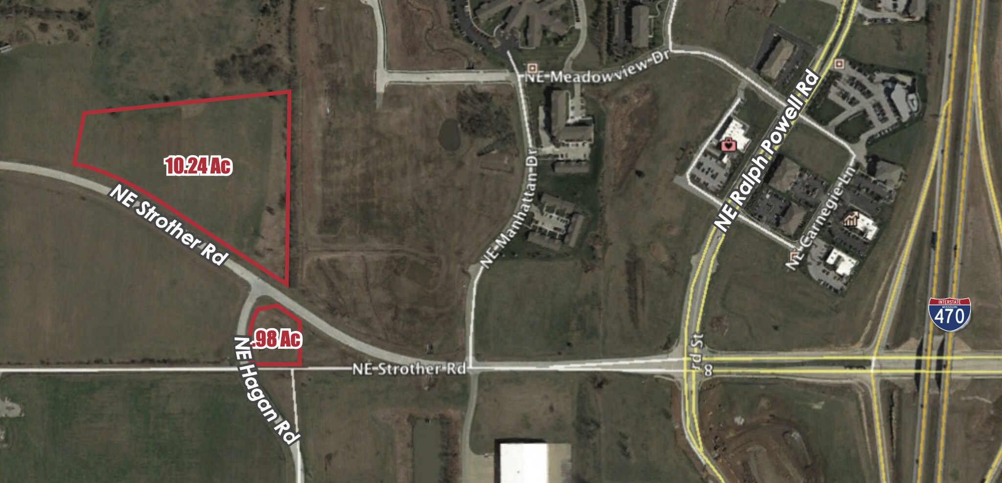 Strother Rd & Hagan Rd, Lee's Summit, MO à vendre Photo du bâtiment- Image 1 de 2