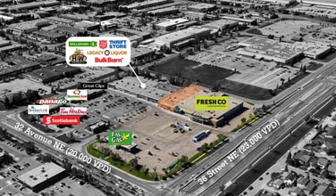 3550 32nd Ave NE, Calgary, AB à louer Aérien- Image 1 de 2