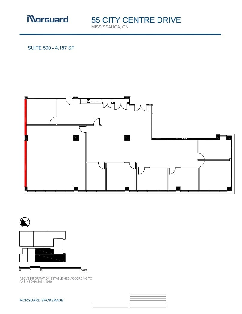 55 City Centre Dr, Mississauga, ON for lease Floor Plan- Image 1 of 1