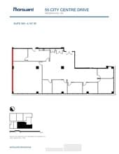 55 City Centre Dr, Mississauga, ON for lease Floor Plan- Image 1 of 1