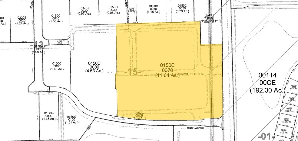 12870-12950 Trade Way Four, Bonita Springs, FL à louer - Plan cadastral - Image 2 de 3