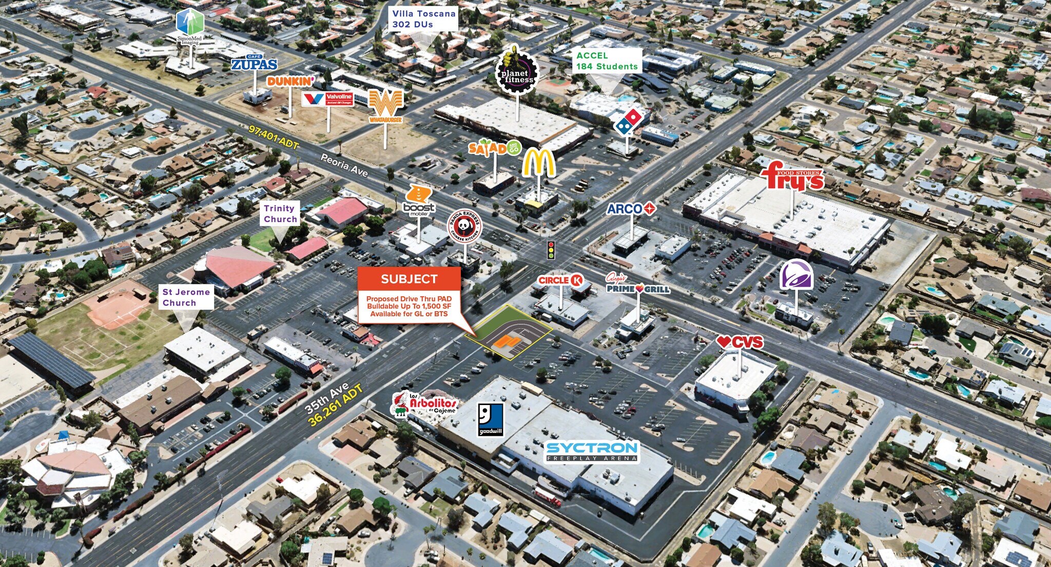 3514-3522 W Peoria Ave, Phoenix, AZ for lease Building Photo- Image 1 of 16