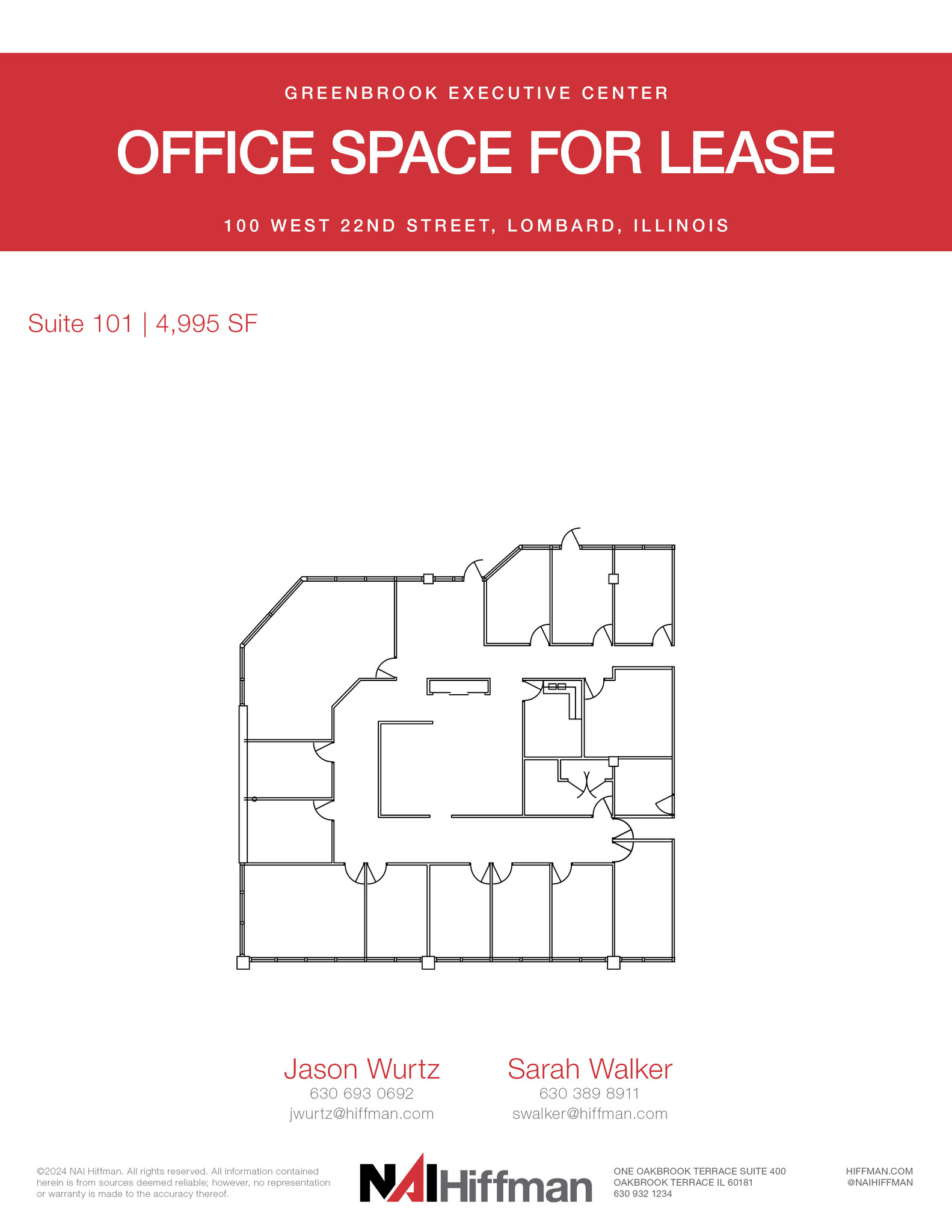 200 W 22nd St, Lombard, IL à louer Plan d  tage- Image 1 de 2