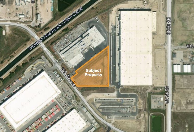 6202 106 Ave SE, Calgary, AB à vendre - Aérien - Image 2 de 3