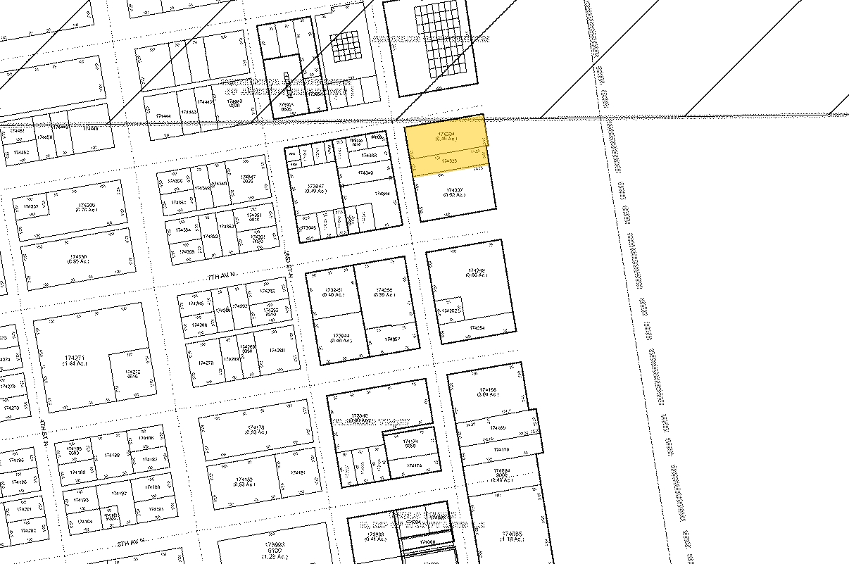 831 N 1st St, Jacksonville Beach, FL à vendre Plan cadastral- Image 1 de 1