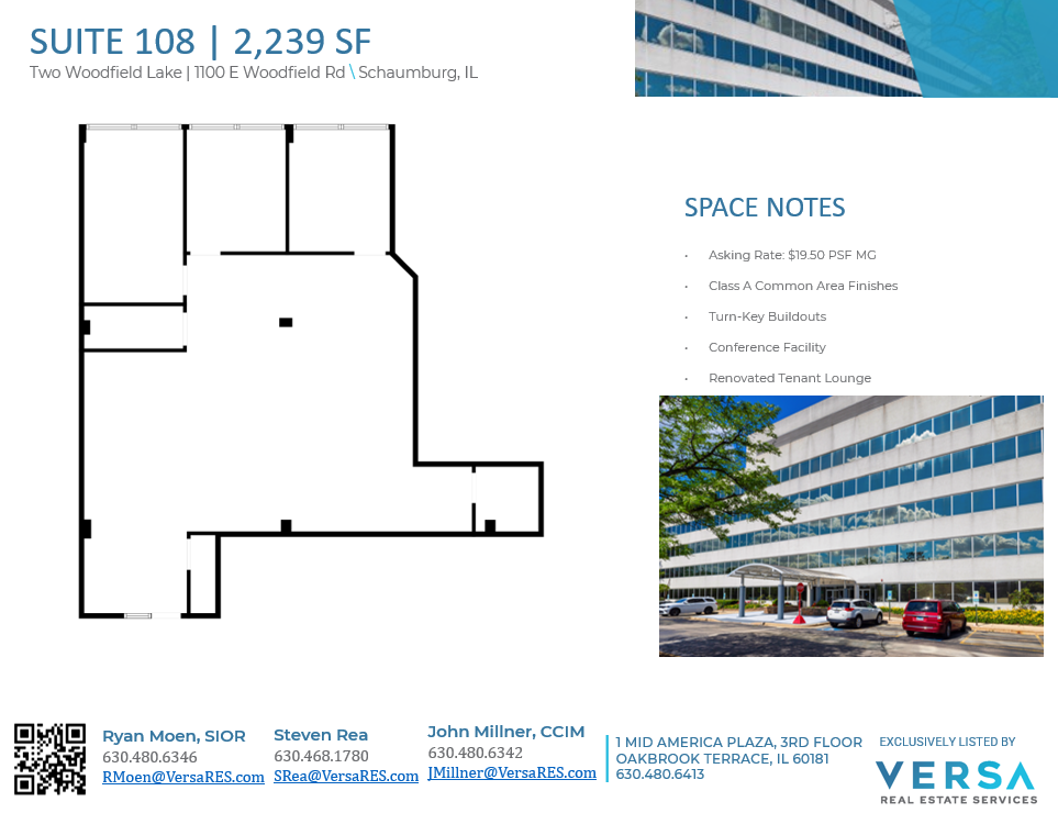 1100 E Woodfield Rd, Schaumburg, IL for lease Floor Plan- Image 1 of 1