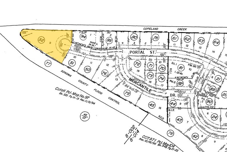 720 Portal St, Cotati, CA for lease - Plat Map - Image 2 of 3