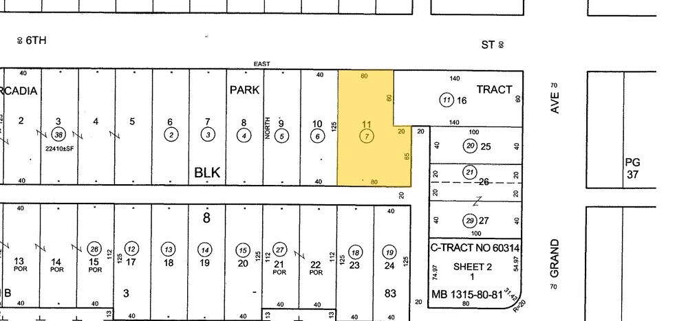 631 W 6th St, San Pedro, CA à vendre - Plan cadastral - Image 2 de 3