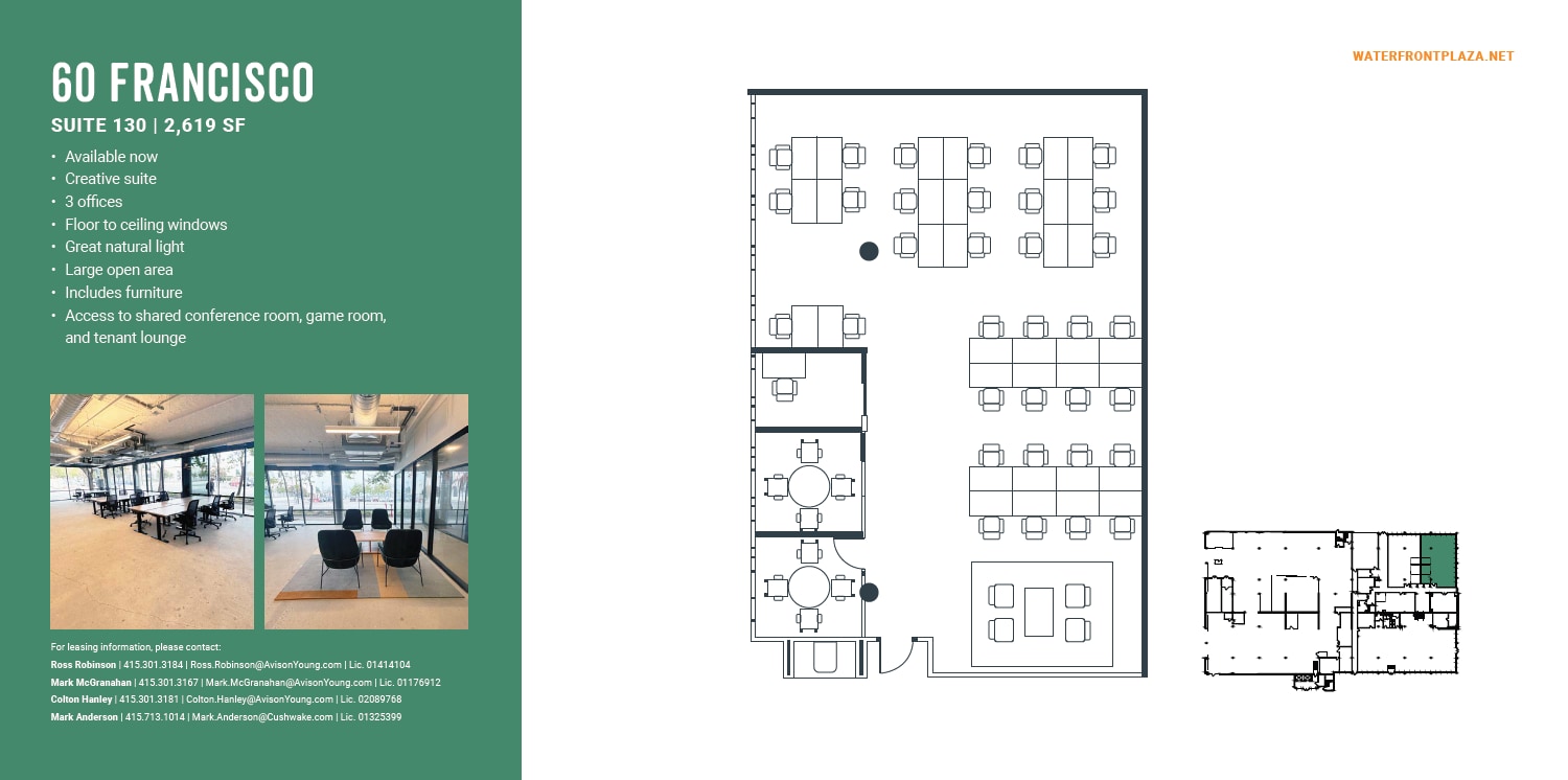 1700 Montgomery St, San Francisco, CA for lease Floor Plan- Image 1 of 1