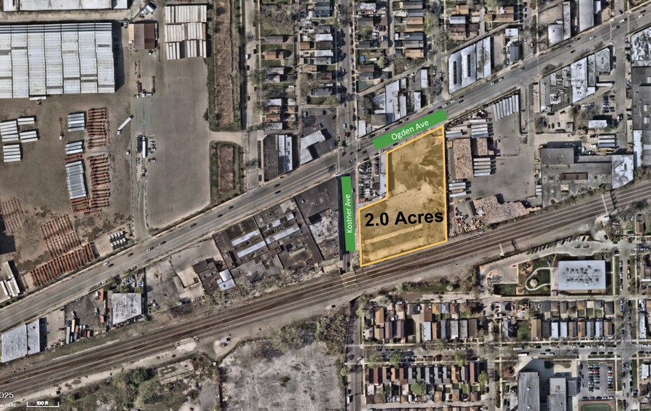4373 Ogden Ave, Chicago, IL for lease - Aerial - Image 1 of 2