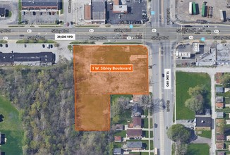 1 W Sibley Blvd, South Holland, IL - aerial  map view - Image1