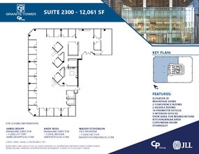 1099 18th St, Denver, CO à louer Plan d’étage- Image 1 de 1