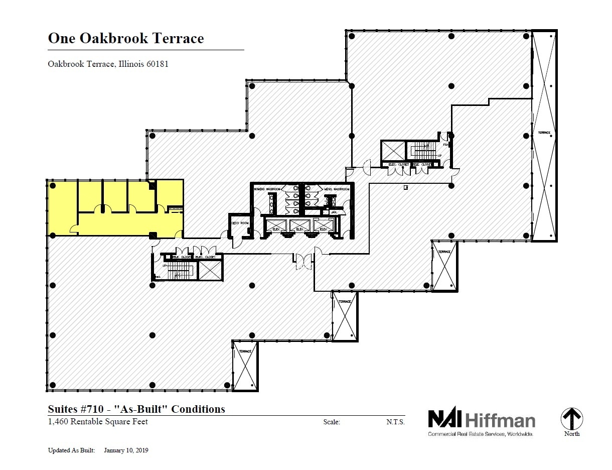 18W200 W 22nd St, Oakbrook Terrace, IL à louer Plan d’étage- Image 1 de 7
