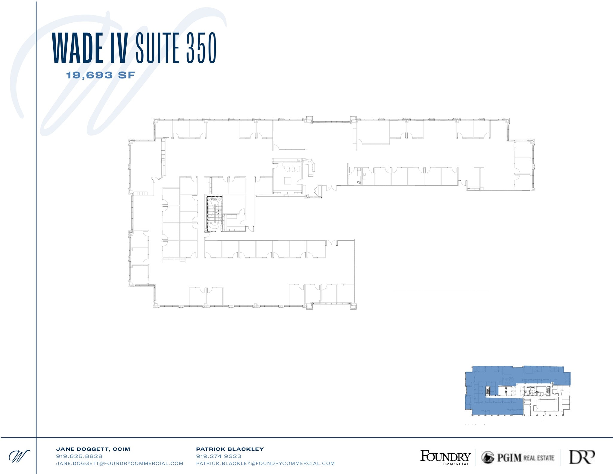 5440 Wade Park Blvd, Raleigh, NC à louer Plan de site- Image 1 de 1