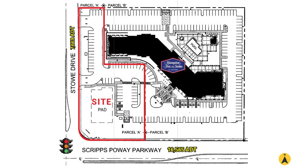 14084 Stowe Dr, Poway, CA à louer - Plan de site - Image 2 de 4