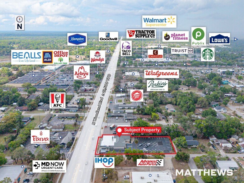 1329 N Woodland Blvd, Deland, FL à vendre - Photo du bâtiment - Image 3 de 3