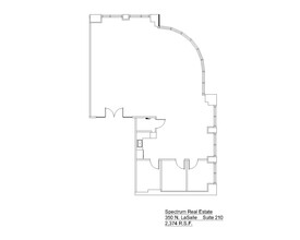 350 N LaSalle St, Chicago, IL à louer Plan d’étage- Image 1 de 1