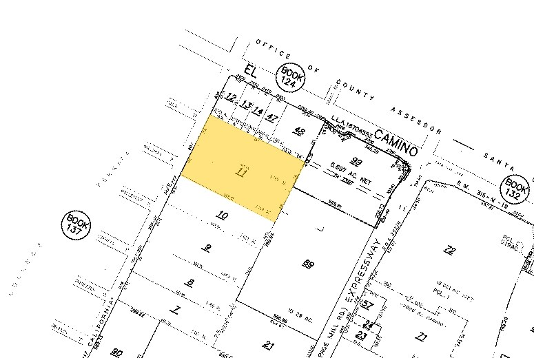 601 California Ave, Palo Alto, CA à louer - Plan cadastral - Image 2 de 5