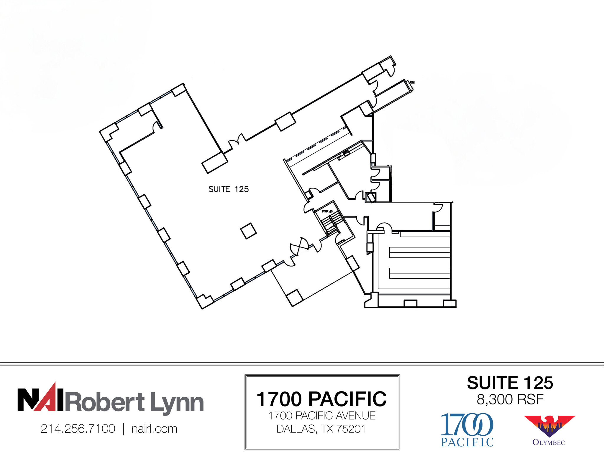 1700 Pacific Ave, Dallas, TX à louer Plan d  tage- Image 1 de 1